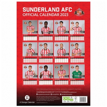 Sunderland kalendář A3 Calendar 2023