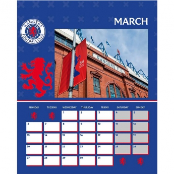 FC Rangers kalendář Desktop Calendar 2023