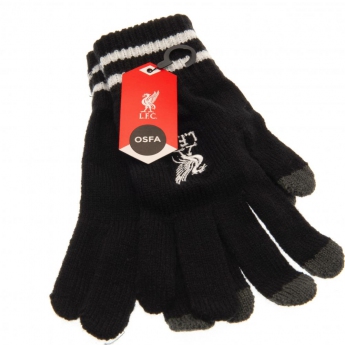 FC Liverpool dětské rukavice Touchscreen Knitted Gloves Youths BK