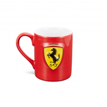 Ferrari F1 Team Scudetto Shield mug red