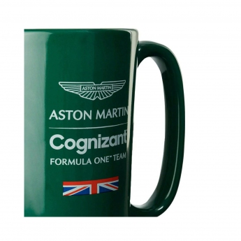Aston Martin hrníček Logo mug green