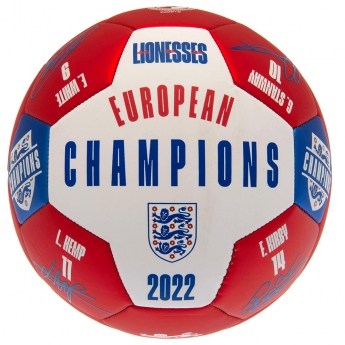 Fotbalové reprezentace fotbalový míč Lionesses European Champions Signature Football size 5