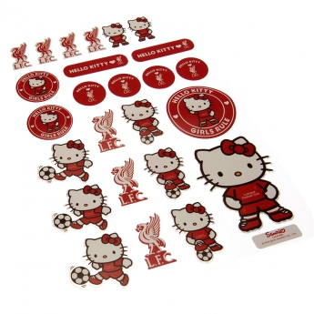 FC Liverpool set samolepek Hello Kitty Sticker Set