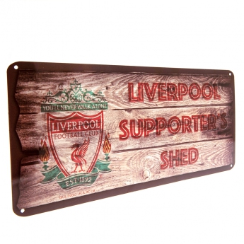 FC Liverpool cedule na zeď Shed Sign