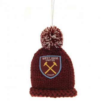 West Ham United čepice do auta Hanging Bobble Hat