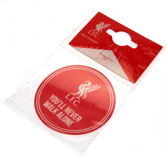 FC Liverpool samolepka Single Car Sticker YNWA