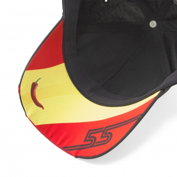 Ferrari čepice baseballová kšiltovka Sainz official red F1 Team 2023
