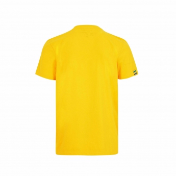 Ayrton Senna pánské tričko Signature Logo yellow 2021