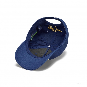 Ayrton Senna čepice baseballová kšiltovka Signature Logo navy 2021