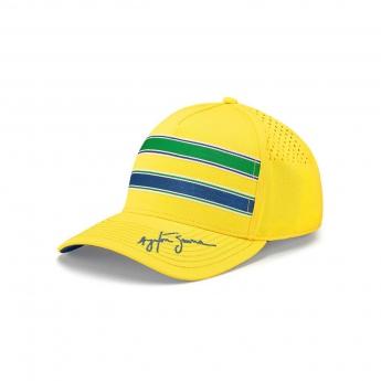 Ayrton Senna čepice baseballová kšiltovka Signature Stripe 2022