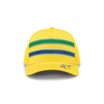 Ayrton Senna čepice baseballová kšiltovka Signature Stripe 2022