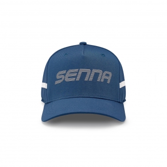 Ayrton Senna čepice baseballová kšiltovka Race navy blue 2022
