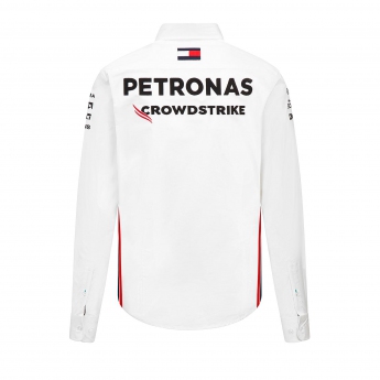 Mercedes AMG Petronas pánská košile official white F1 Team 2023
