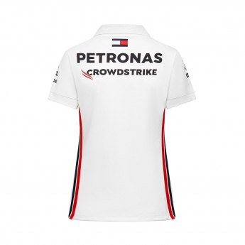 Mercedes AMG Petronas dámské polo tričko official white F1 Team 2023