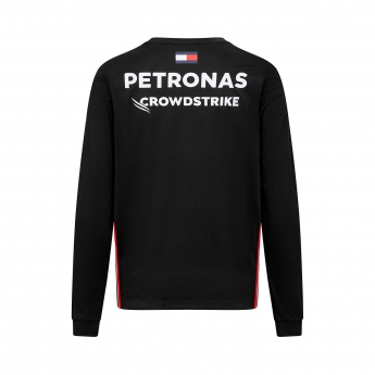 Mercedes AMG Petronas pánské tričko s dlouhým rukávem official black F1 Team 2023