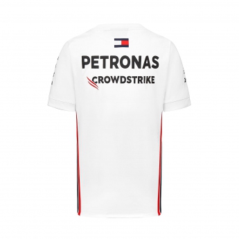 Mercedes AMG Petronas pánské tričko official white F1 Team 2023