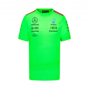 Mercedes AMG Petronas pánské tričko Set Up green F1 Team 2023