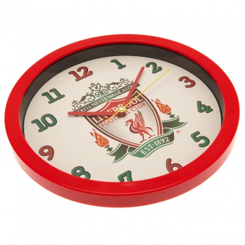FC Liverpool hodiny Wall Clock white