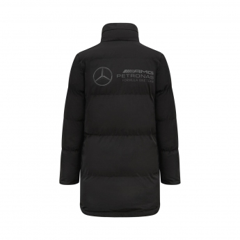 Mercedes AMG Petronas pánská bunda s kapucí Ultimate Black F1 Team 2023