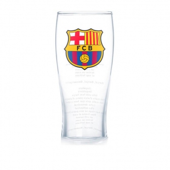 FC Barcelona pivní sklenice Cerveza