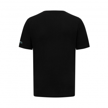 Mercedes AMG Petronas pánské tričko Lewis Hamilton logo black F1 Team 2023