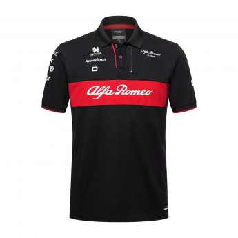 Alfa Romeo Racing pánské polo tričko official black F1 Team 2023