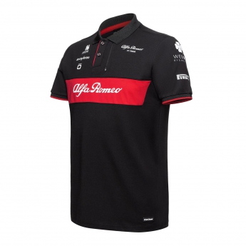 Alfa Romeo Racing pánské polo tričko official black F1 Team 2023