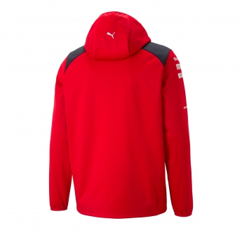 Ferrari pánská bunda s kapucí Softshell official red F1 Team 2023