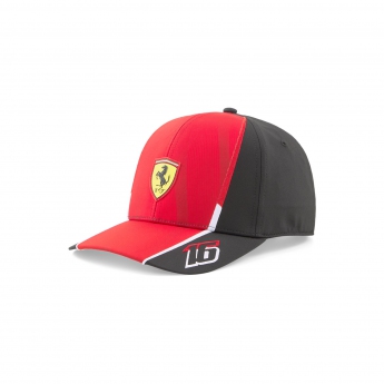 Ferrari čepice baseballová kšiltovka Leclerc Red F1 Team 2023