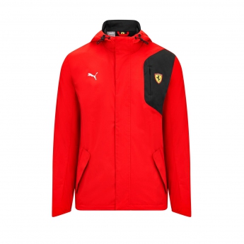 Ferrari pánská bunda s kapucí Rain Red F1 Team 2023