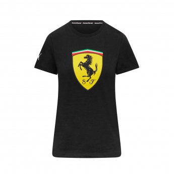 Ferrari dámské tričko Shield black F1 Team 2023