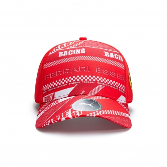 Ferrari čepice baseballová kšiltovka Graphic Red F1 Team 2023