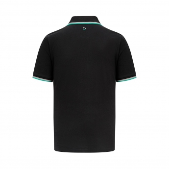 Mercedes AMG Petronas pánské polo tričko Classic Black F1 Team 2023