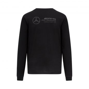 Mercedes AMG Petronas pánské tričko s dlouhým rukávem Classic Black F1 Team 2023