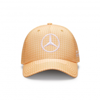 Mercedes AMG Petronas čepice baseballová kšiltovka Lewis Hamilton orange F1 Team 2023