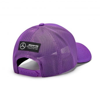 Mercedes AMG Petronas čepice baseballová kšiltovka ewis Hamilton Trucker purple F1 Team 2023