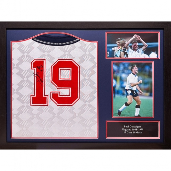 Legendy zarámovaný dres England FA 1990 Gascoigne Signed Shirt (Framed)