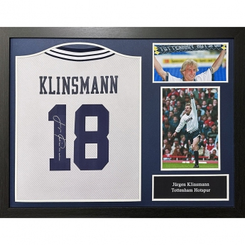 Legendy zarámovaný dres Tottenham Hotspur FC 1994 Klinsmann Signed Shirt (Framed)