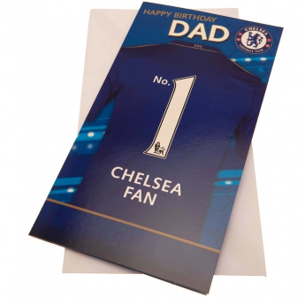 FC Chelsea blahopřání Birthday Card Dad