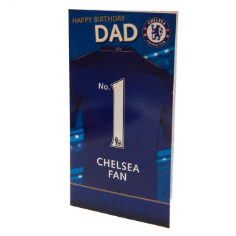 FC Chelsea blahopřání Birthday Card Dad