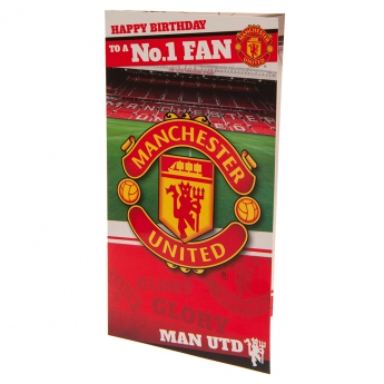 Manchester United blahopřání Birthday Card No 1 Fan