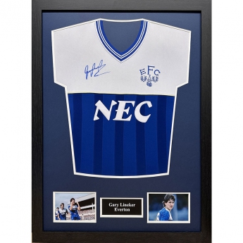 Legendy zarámovaný dres Everton FC 1986 Lineker Signed Shirt (Framed)