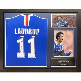 Legendy zarámovaný dres 2019-2020 Laudrup Signed Shirt (Framed)