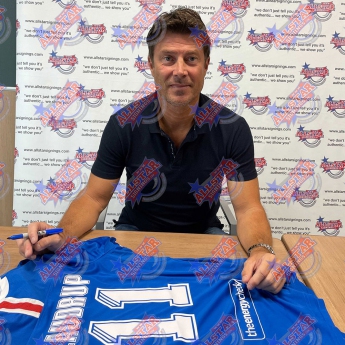 Legendy zarámovaný dres 2019-2020 Laudrup Signed Shirt (Framed)