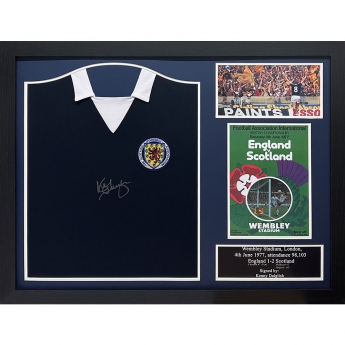 Legendy zarámovaný dres 1978 Dalglish Signed Shirt (Framed)