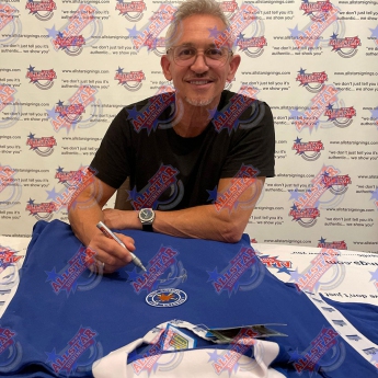 Legendy fotbalový dres Leicester City FC 1978 Lineker Signed Shirt