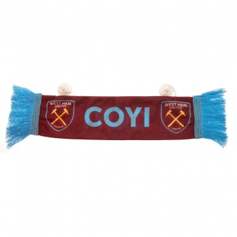 West Ham United mini šála do auta Mini Car Scarf