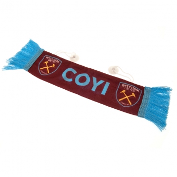 West Ham United mini šála do auta Mini Car Scarf