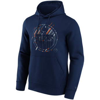 Edmonton Oilers pánská mikina s kapucí Etch Hoodie navy