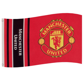 Manchester United vlajka wordmark